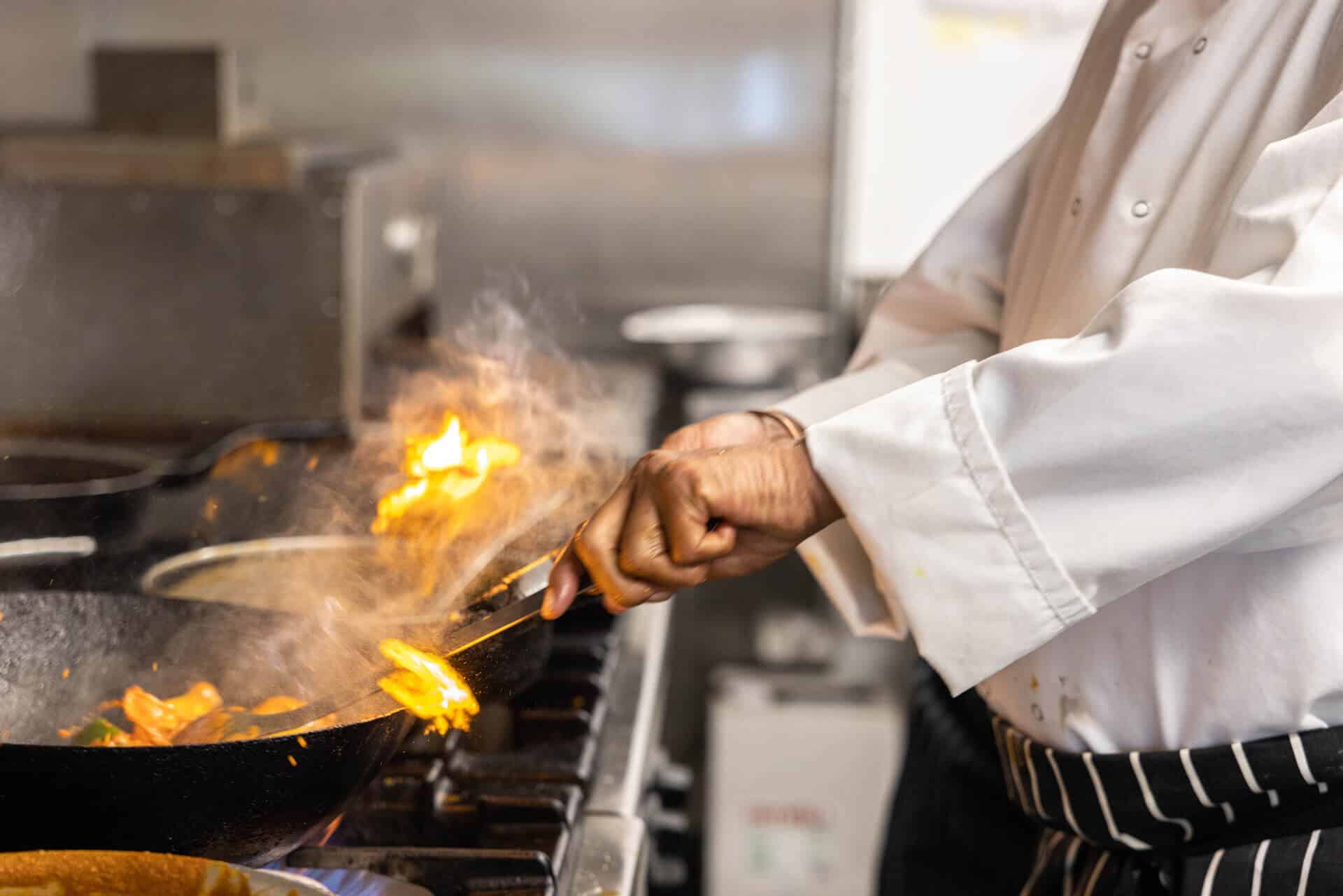 cooking in the kitchen_